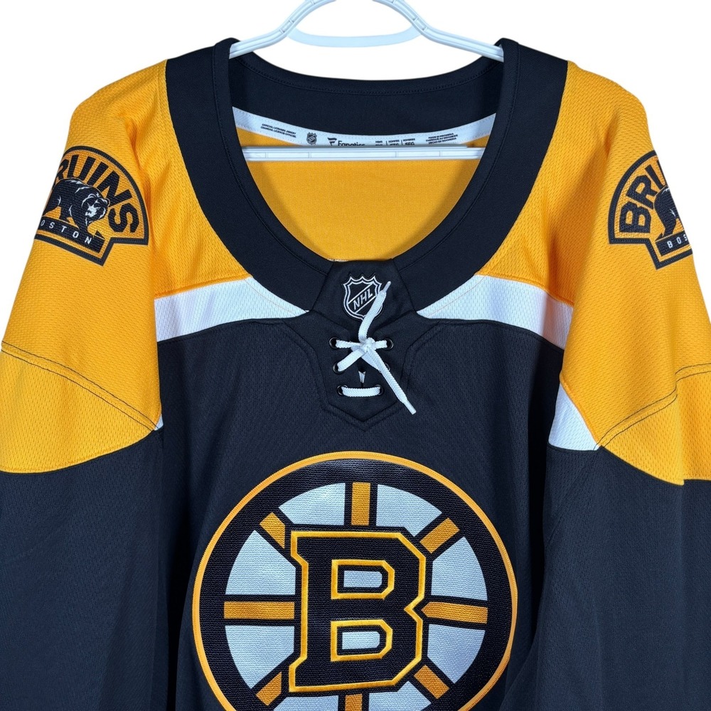 NEW Fanatics Boston‎ Bruins NHL Hockey Jersey Mens 5XL Black Breakaway (Blank)